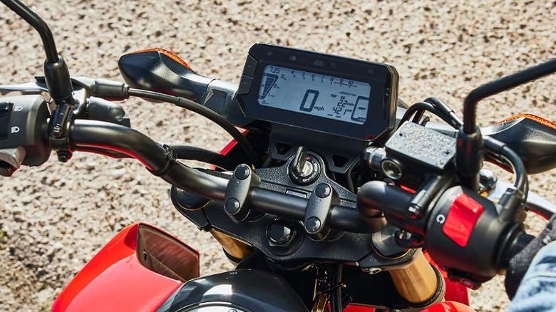 Close up of Grom dash