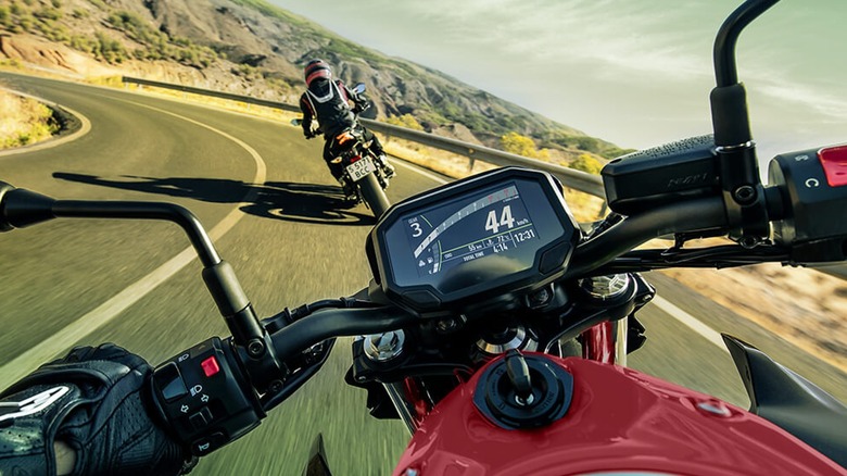 Kawasaki Z650 display screen