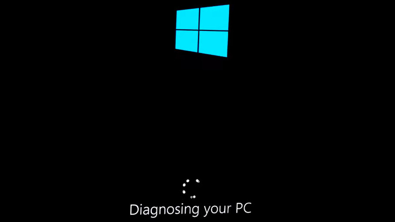 Windows 10 startup screen