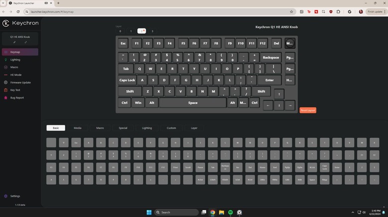 keychron web app launcher