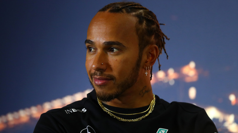 Mercedes F1 driver Lewis Hamilton