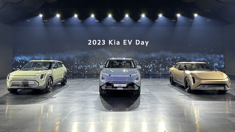 Kia EV3, EV5 and EV4