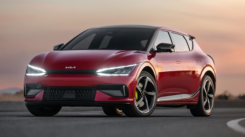 2024 Kia EV6 red color