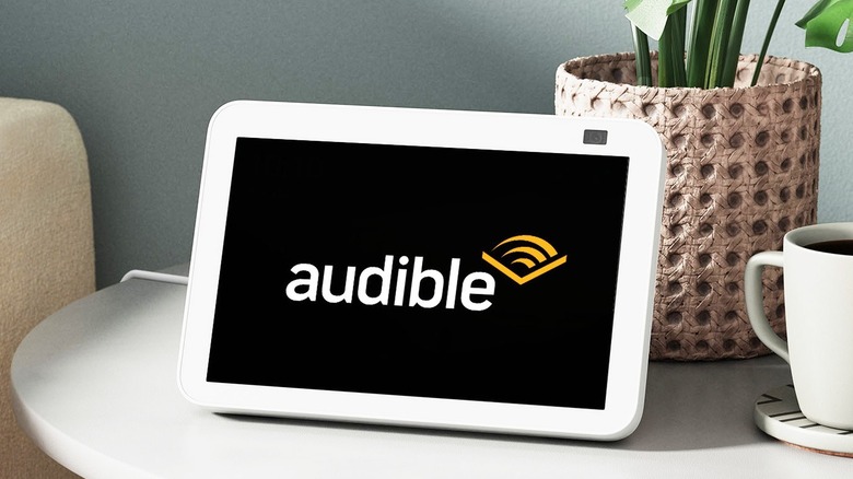 Audible app on an Echo Show device