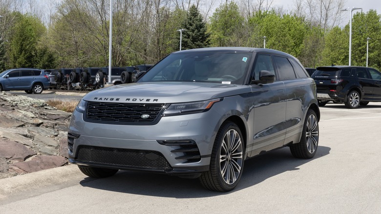 Range Rover Velar parked in street