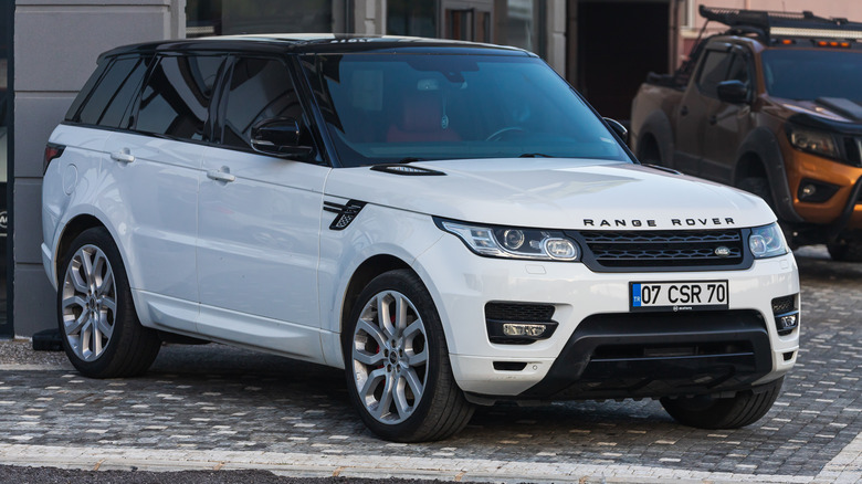 Range Rover Sport parked at dealership