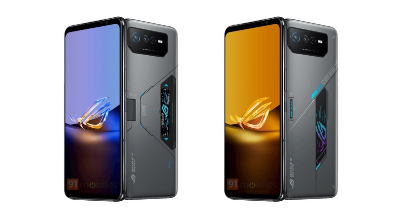 ROG Phone 6D lineup standing