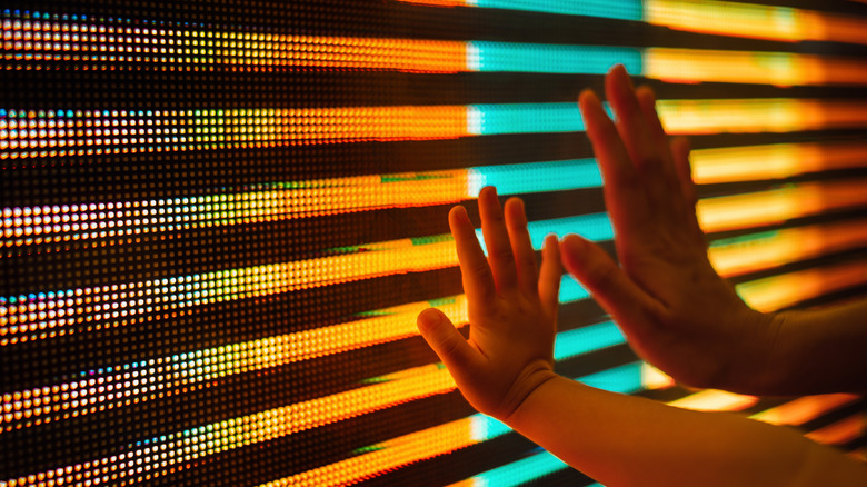 Hands on LED display