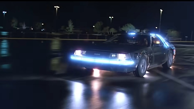 back to the future delorean time travel test