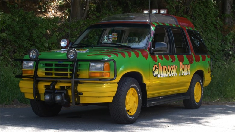 jurassic park tour vehicle ford explorer