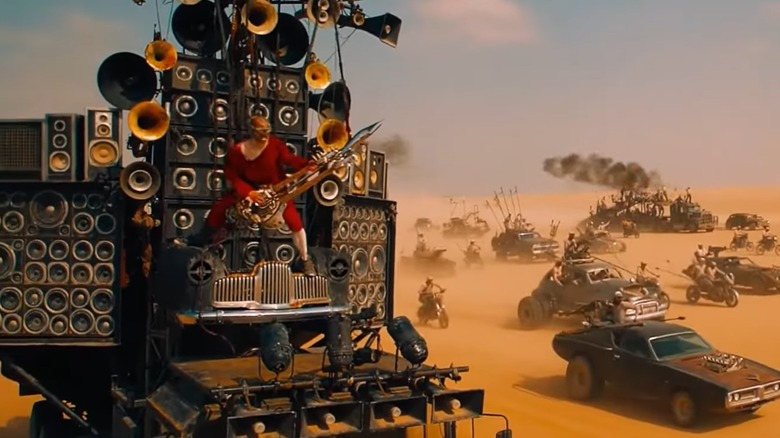 mad max fury road doof warrior wagon convoy