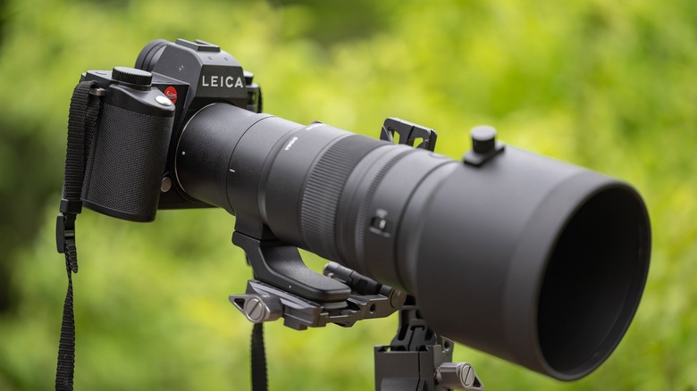 Leica SL3 with giant lens attached