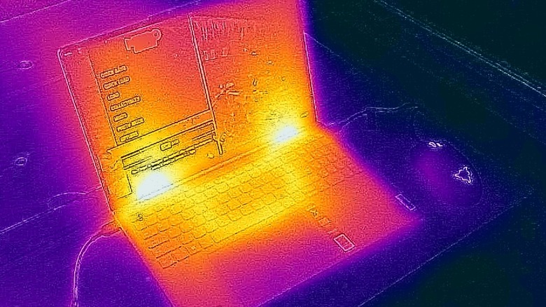 Lenovo Slim Pro 9i 16 (2023) thermal vision