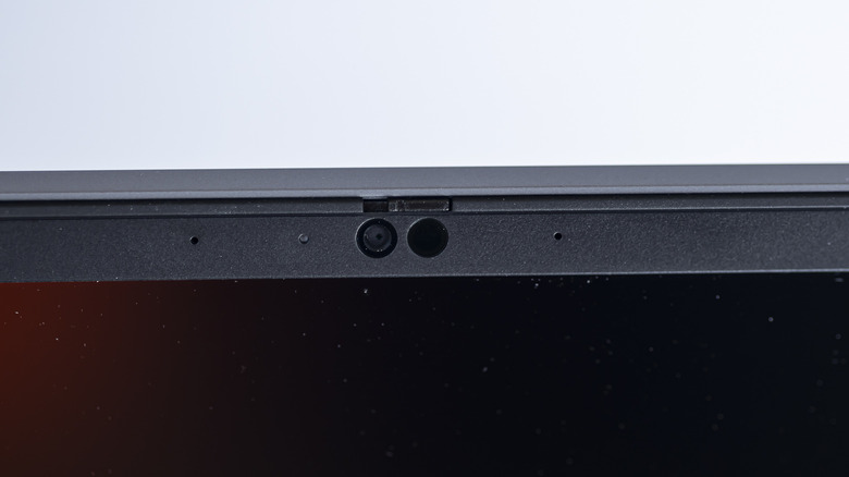 Close up of Lenovo ThinkPad camera