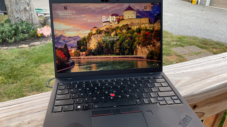 Lenovo ThinkPad X1 Nano Gen 3 with oil prints on body