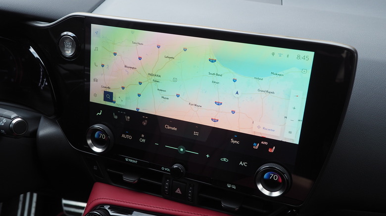 2022 Lexus NX navigation app