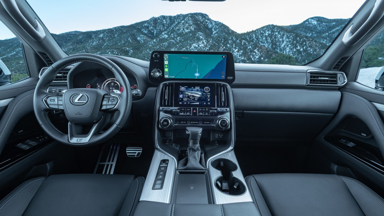 2025 Lexus LX 600 F Sport dashboard