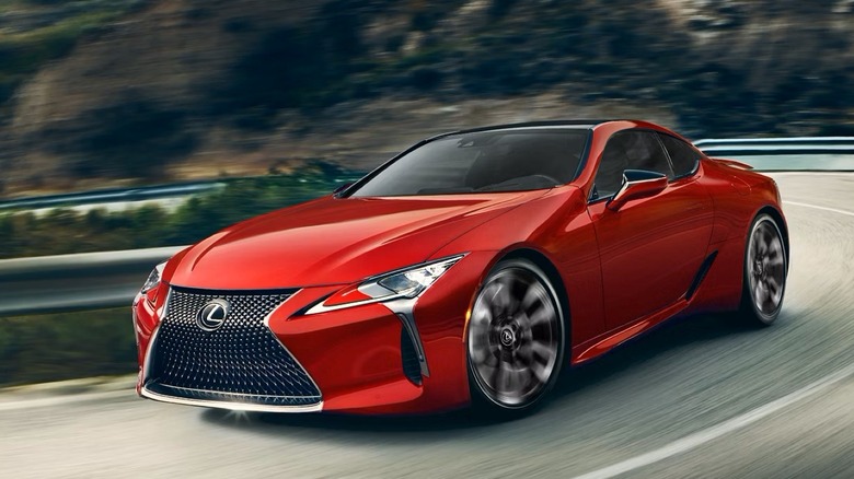 2024 Lexus LC driving front end