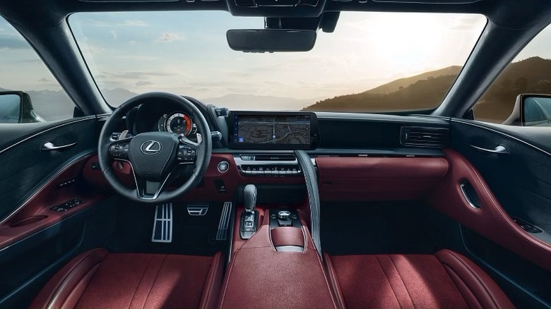 2024 Lexus LC interior dashboard