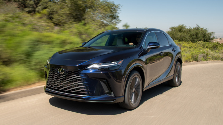 2025 Lexus RX driving