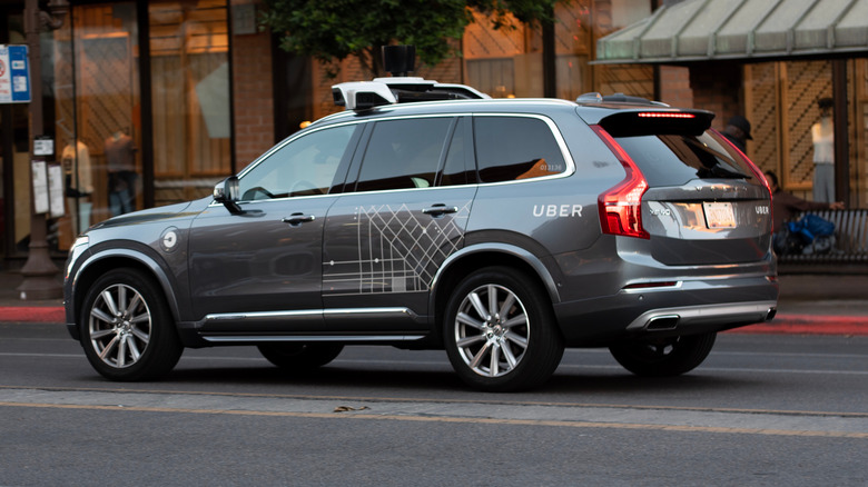 self-driving Uber similar to fatal accident car