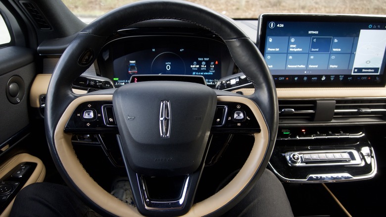 Lincoln Corsair steering wheel