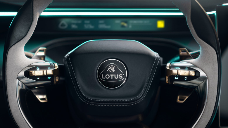 Lotus Eletre steering wheel