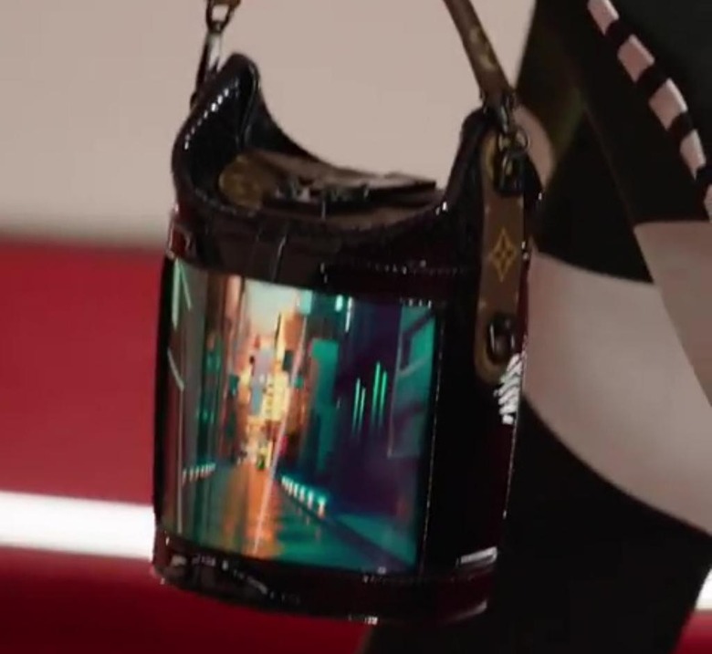 Louis Vuitton showcases new type of handbag design with built-in flexible  screen