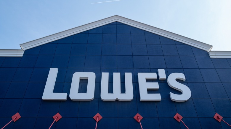 A Lowe's storefront