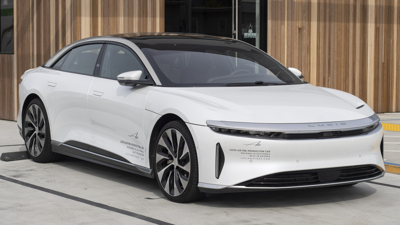 Lucid Air electric sedan. 