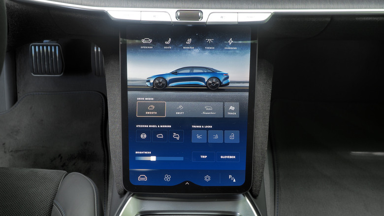 Lucid Air Sapphire drive modes