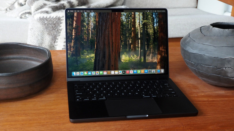 Space Black MacBook Pro on a desk