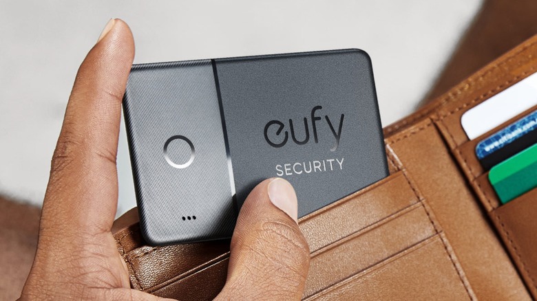 eufy card inside wallet