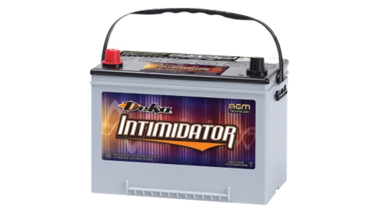 Deka Intimidator battery on a white background