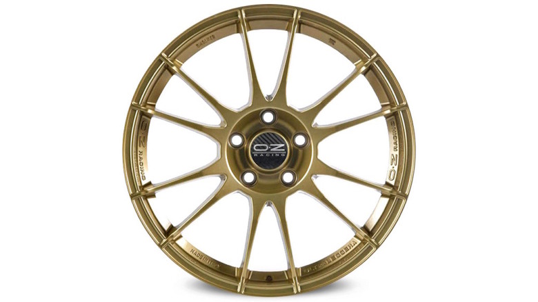 OZ ultraleggera wheel in gold