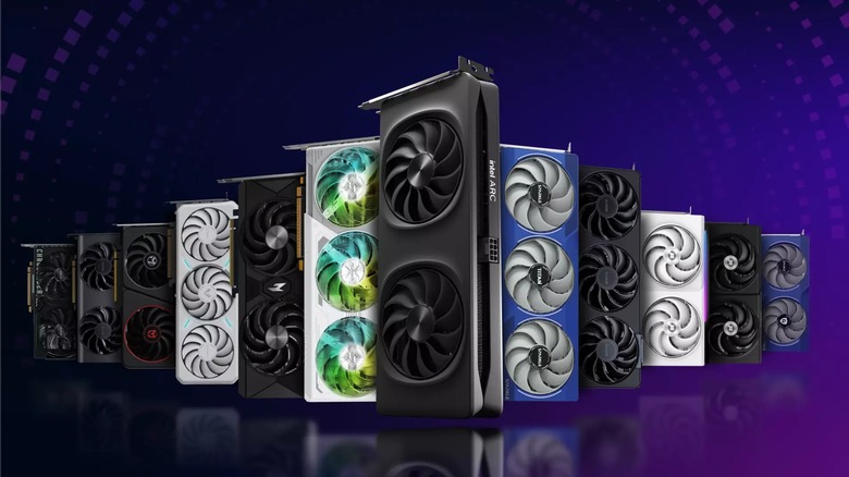 Intel Arc graphics cards lineup