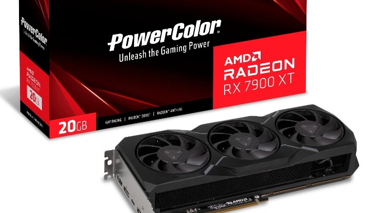 The PowerColor AMD Radeon graphics card