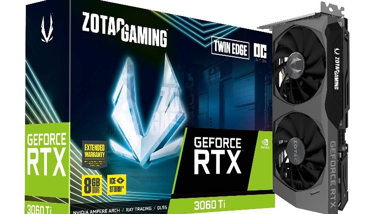 The Zotac Gaming GeForce graphics card