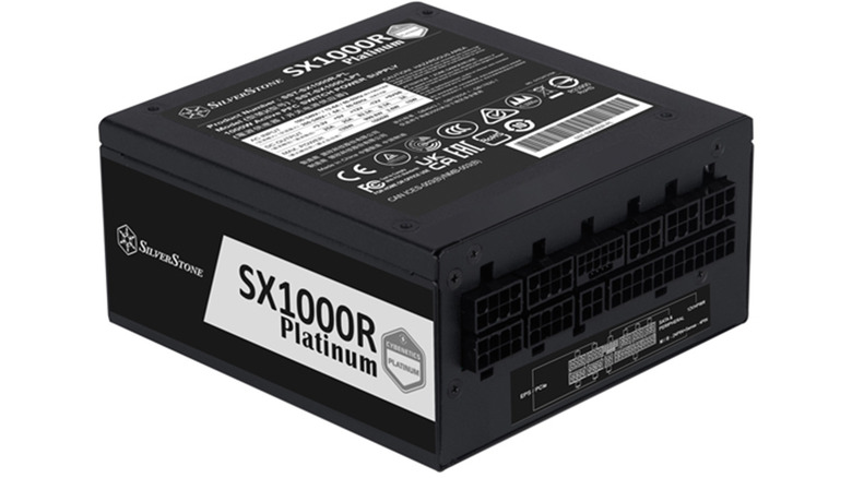 The Silverstone SX1000R Platinum fully modular power supply