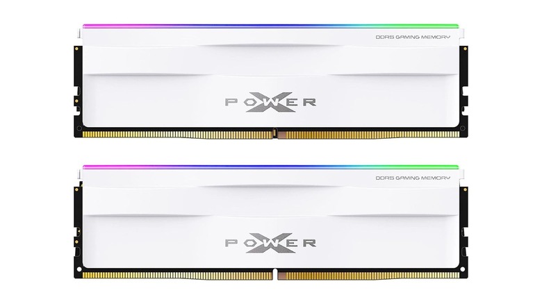 Silicon Power RAM on a white background