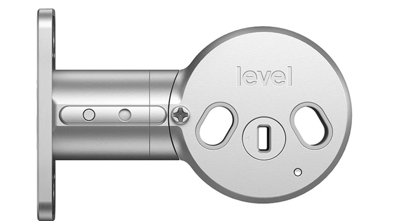 A stock image of the deadbolt section of a Level lock