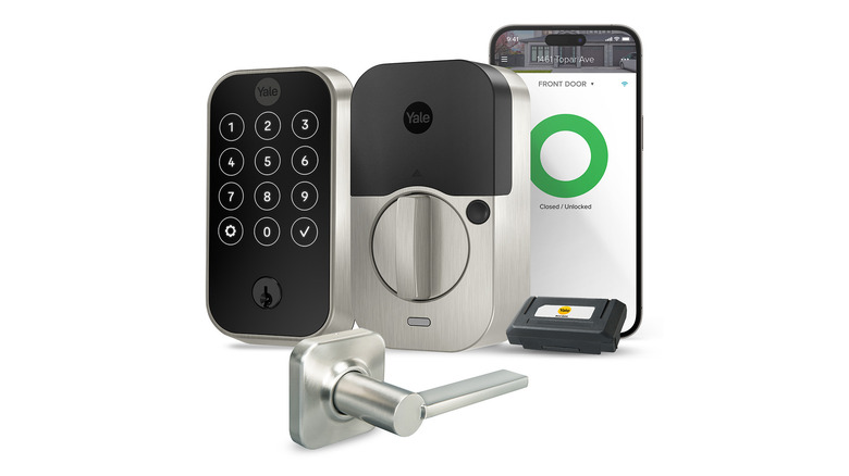 A stock image of the Yale Assure Lock 2 smart lock