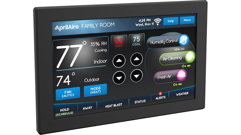 An Aprilaire 8920W smart thermostat