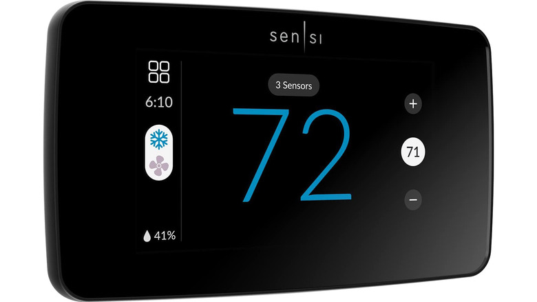 The Emerson Sensi Touch 2 smart thermostat