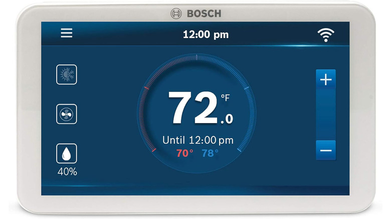 A Bosch BCC110 smart thermostat