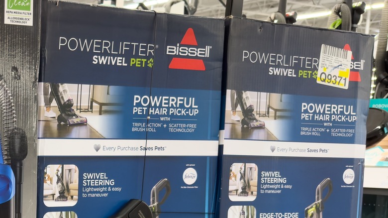 Bissell vacuums on display