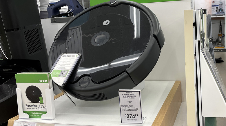 Roomba on display