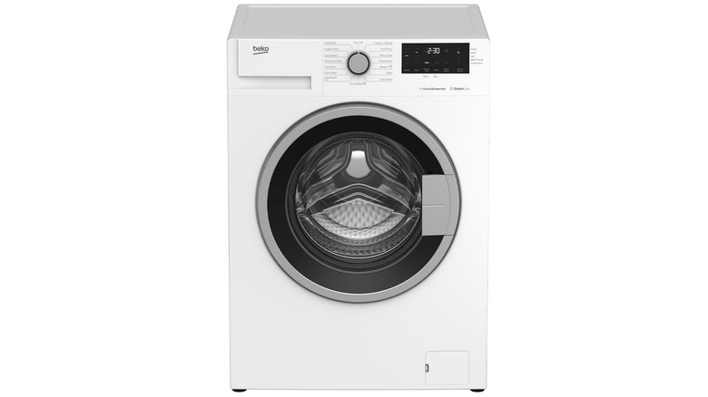 A stock image of a Beko front load washer