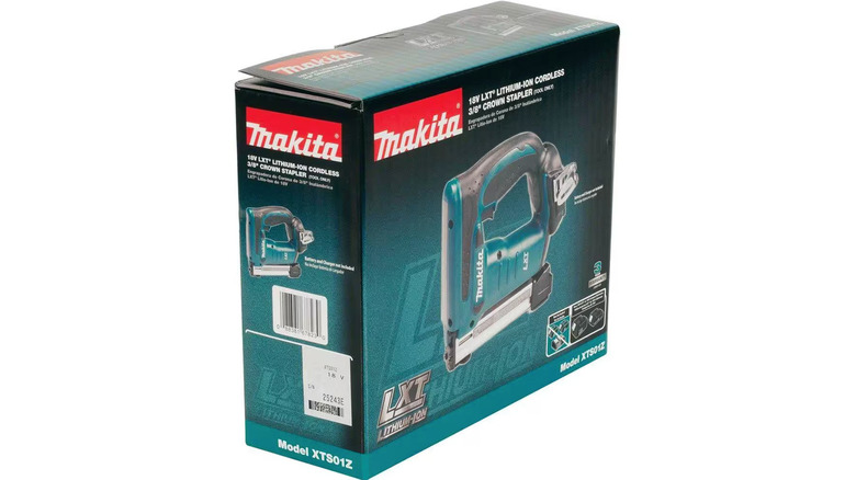 Makita's crown stapler packed