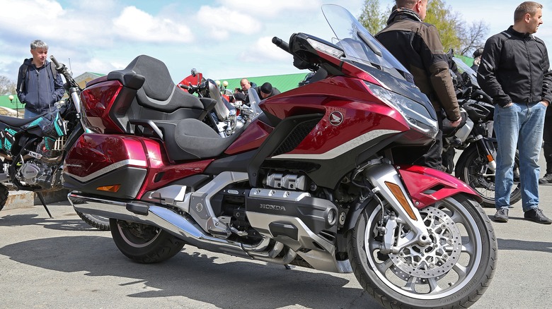 A Honda Gold Wing with DCT